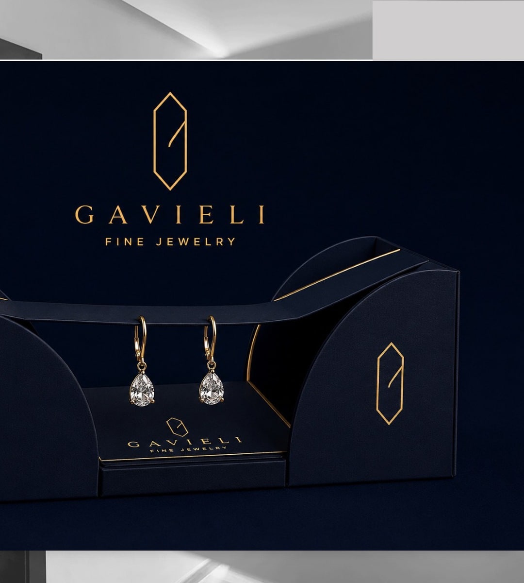 Gavieli earrings in maison presentation